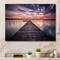 Designart - Colorful Sunset Over Lake - Landscape Photography Canvas Print